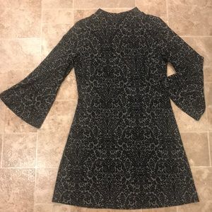 LOFT Bell Sleeve Dress